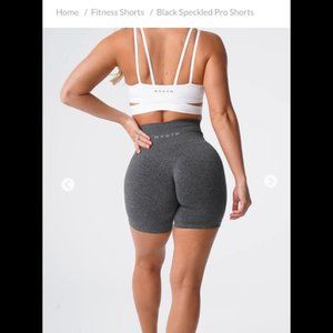 NVGTN Black Speckled Pro Shorts